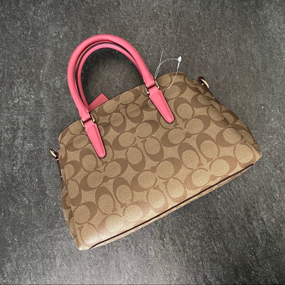 COACH NWT Pink Mini Sage Carryall & Small Wallet - Picture 3 of 6